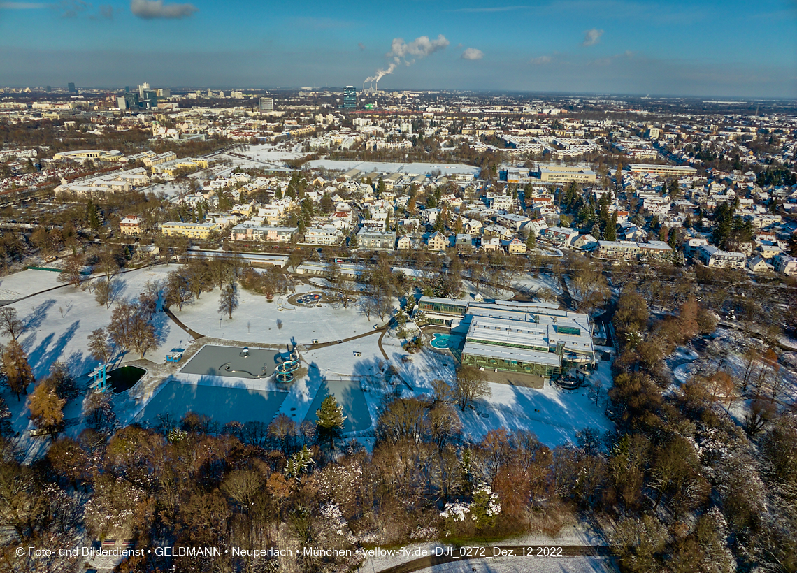 12.12.2022 -  Ostparksee mit Umgebung in Neuperlach